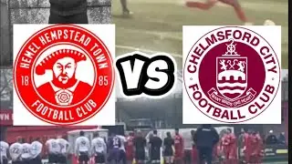 Hemel Town vs Chelmsford Matchday Vlog [FA Trophy Round 2]  @hhtfc