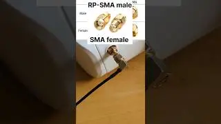 переходник RP-SMA male на SMA female для fpv шлема Betafpv LiteRadio3 #betafpv #fpv