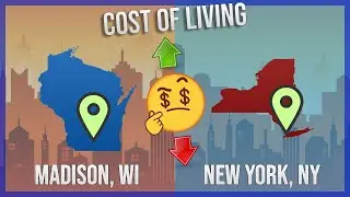 Madison, WI vs New York, NY Cost of Living/Travel Price 2025 Comparison