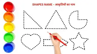 Shapes song for kids, Learn 2d shapes, colors for toddlers | Preschool Learning part - 102