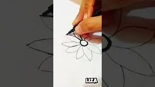 simple flower art #art #drawing #painting #flowers