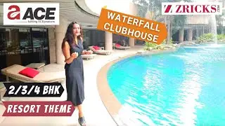 ⛱️ Resort Theme Residences - ACE Golfshire 🌊 Waterfall ClubHouse 💈 2/3/4 BHK Ready Flats in Noida