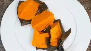 How to make okpa with leaves using a mortar