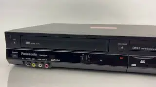 Panasonic DMR-EZ48V DVD VHS VCR Recorder Combo HDMI SD Card USB Hi-Fi