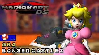 Mario Kart DS - 50cc - Peach - Standard RB - GBA Bowser Castle 2 | Ep. 3415