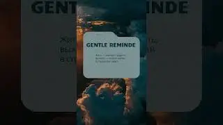 Нежное напоминание 🫶🏼 #gentle #reminder #жизнь #напоминание #цитаты #love