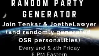 Random Party Generator Livestream - SpellJammer, AI Art & More - Tonight 8 PM Eastern