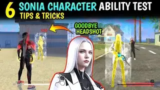 NEW SONIA CHARACTER ABILITY TEST - GARENA FREE FIRE