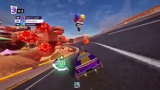 Fortnite rocket racing (funny moments)