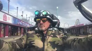 boom lowrider trike riding through fantasy island ingoldmells