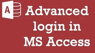 MS access Advanced login form