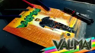 Valimai first look poster drawing/speed drawing/ draw ruhan