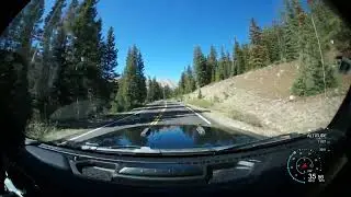 Scenic Drive - Independence Pass to Aspen CO with Telemetry 4K