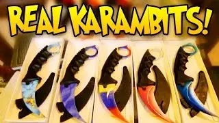REAL KARAMBITS! REVIEW OF CSGO KNIVES