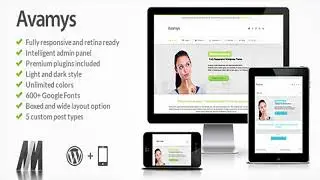 Avamys - Retina Ready Business Wordpress Theme | Themeforest Website Templates and Themes