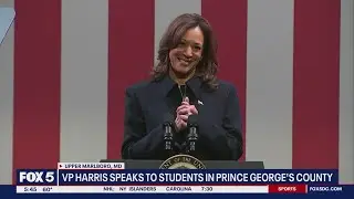 Kamala Harris' powerful message to youth at Prince George's College
