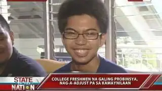 SONA - Freshies na promdi, paano binubuno ang buhay-kolehiyo? 061511