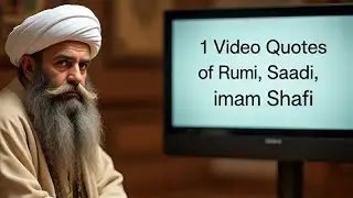 Quotes: Moulana Rumi, imam Shafi