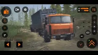 Truck Stuck In Mud Downhill | MudRunner Android Gameplay HD