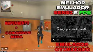 EMULADOR LITE PC FRACO 🔥e4vX4.240.30.1002  , SENSI ATUALIZADA GG💜FF V7A + EMULADOR SUPER OTIMIZADO💜✅