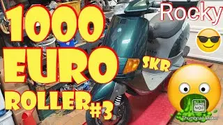 1000 Tausend Euro Roller Teil3 , was erwartet mich?? Piaggio SKR 125 läuft nicht zum laufen bringen