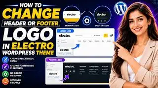 How to change header or footer logo in electro wordpress theme?