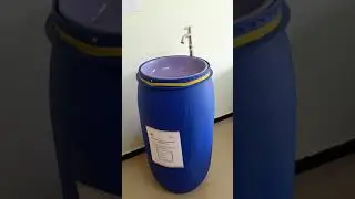 Portable Wash Basin with BioSand Water Filter