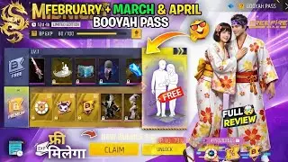 February,March & April booyah pass 🥳💥full Rewiew || free fire 2026 || 16 January tonight update #ff