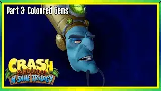 COLOURED GEMS - Crash Bandicoot: Warped (N. Sane Trilogy)