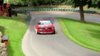 Beautiful Noise Loud Audi Quattro SWB Keith Edwards Prescott Speed Hill climb.
