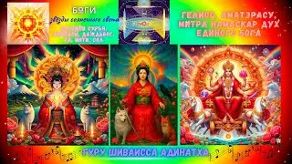 Боги звёзды солнечного света народов Сурья, Апполон, Даждьбог, Ра, Инти, Сол, Гелиос, Аматэрасу