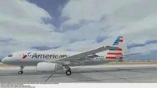 X-Plane 11 KLAS approach FF A320 autoland