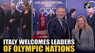Italy&rsquo;s president hosts leaders of Olympic nations at Milan&rsquo;s Royal Palace