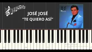 JOS&Eacute; JOS&Eacute; - TE QUIERO AS&Iacute;🎹🎸🎙TUTORIAL DE PIANO #piano    #pianotutorial   #acordes   #bass   #strings