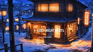 Winter Lofi in Japan ❄️ Cozy Night Beats to Relax, Study & Sleep