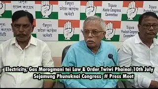 Electricity, Gas Morogmani tei Law & Order Twiwi Phainai 10th July Sejamung Phunuknai Congress