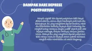 Video animasi penyuluhan Depresi postpartum.
