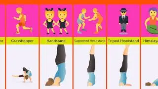 Yoga Asanas with Names || Yoga Arm Balances for Beginners || Yoga Poses Advanced
