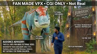 T-Rex Dinosaur Chase In Jurassic World Part 2