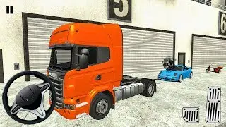 Chained Car 3D Transporter Truck - Heavy Duty Pull - Android Gameplay