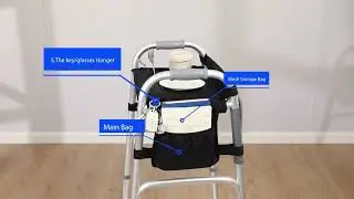 Tray for Walkers for Seniors with Cup Holder JFMkaer