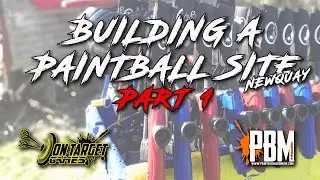 Building a paintball Site Series, Part 1, On Target Games Newquay