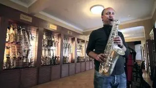 Rampone R1 Jazz Solid Silver alto saxophone test 1 by Владимир Соколов