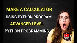 Python Program to Make a Simple Calculator || #python 🐍🐍 programming