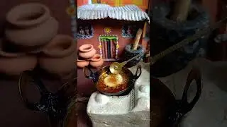 Miniature Cooking Yummy Puri 🥘 #miniaturefood #miniaturecooking #minikitchen #shorts