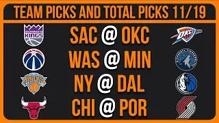 NBA Picks Today 11/19/25 NBA Picks and Predictions NBA Bets Today