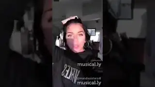 BabyAriel Vs BhadBhabie on musically