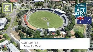 Manuka Oval (Canberra) | ACT Meteors & Greater Western Sydney Giants | Google Earth | 2016