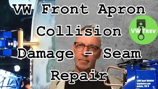 VW Front Apron Collision Damage Seam Repair