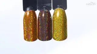 Kolorowy efekt HOLO :: Nowość Indigo Nails :: Efekt Holo w kolorze